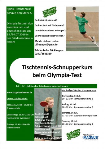 Schnupperkurs 2016